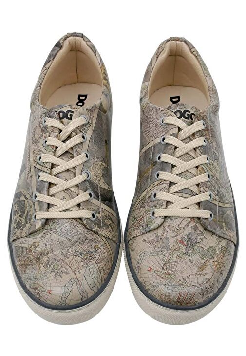 Erkek Vegan Deri Çok Renkli Sneakers - Astronomy Map Tasarım - Görsel 4