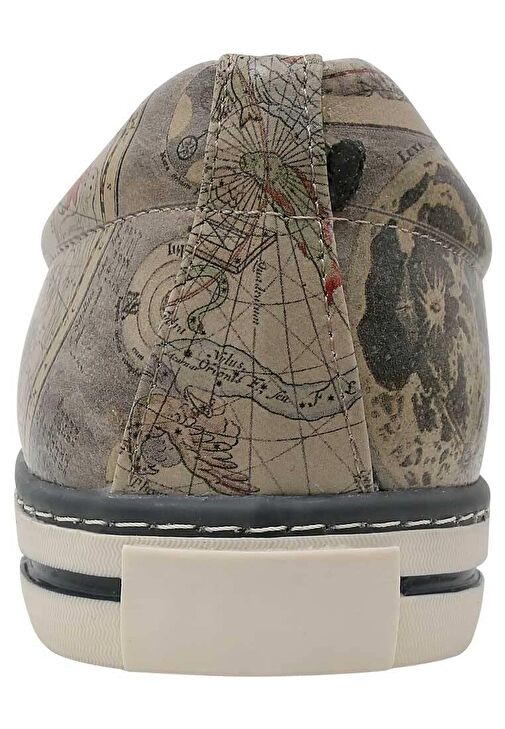 Erkek Vegan Deri Çok Renkli Sneakers - Astronomy Map Tasarım - Görsel 8