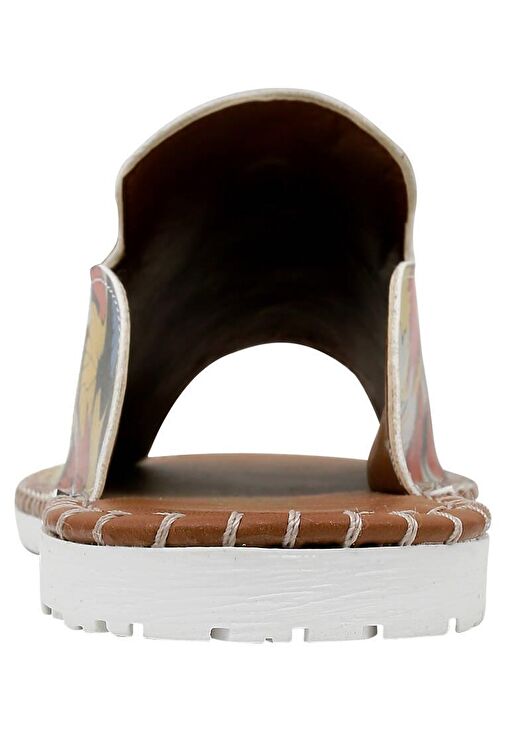 Kadın Vegan Deri Çok Renkli Terlik - Grace comes in many colours Tasarım - Görsel 9