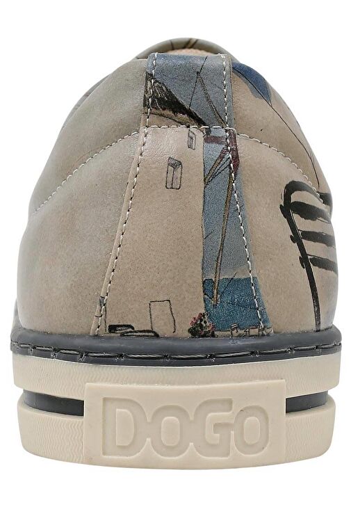 Kadın Vegan Deri Mavi Sneakers - Meet me Halfway Tasarım - Görsel 8