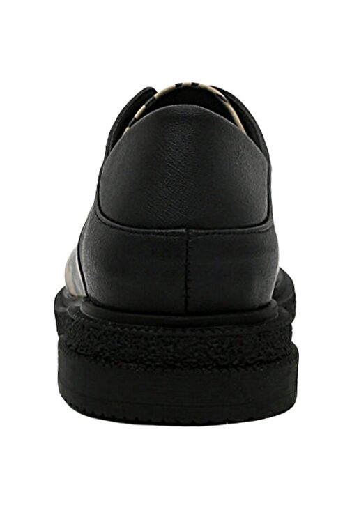 Kadın Vegan Deri Siyah Günlük Ayakkabı - Pure Grace Tasarım - Görsel 7