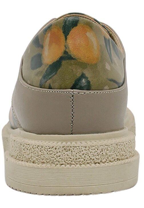 Kadın Vegan Deri Yeşil Renkli Günlük Ayakkabı - Fruity Tasarım - Görsel 7