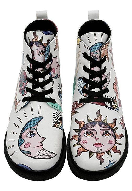 Kadın Vegan Deri Beyaz Bilekte Bot - Dreams for Dreamers Tasarım - Görsel 8