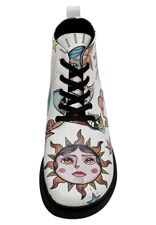 Kadın Vegan Deri Beyaz Bilekte Bot - Dreams for Dreamers Tasarım - Görsel 9