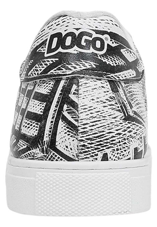 Erkek Vegan Deri Beyaz Günlük Sneakers - No Limits Tasarım - Görsel 9