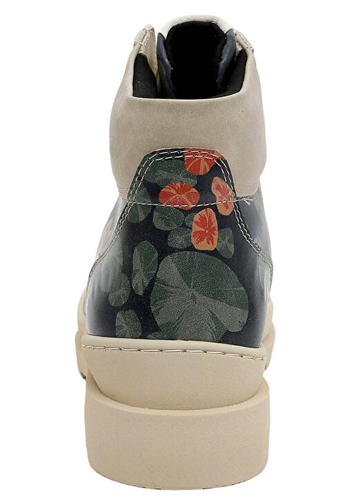 Kadın Vegan Deri Siyah Bilekte Bot - Hold Your Head Up High Tasarım - Görsel 7