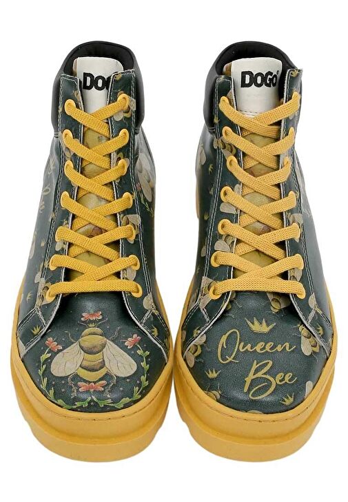 Kadın Vegan Deri Çok Renkli Bilekte Bot - Queen Bee Tasarım - Görsel 4