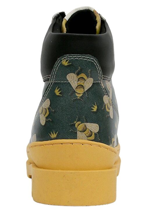 Kadın Vegan Deri Çok Renkli Bilekte Bot - Queen Bee Tasarım - Görsel 6