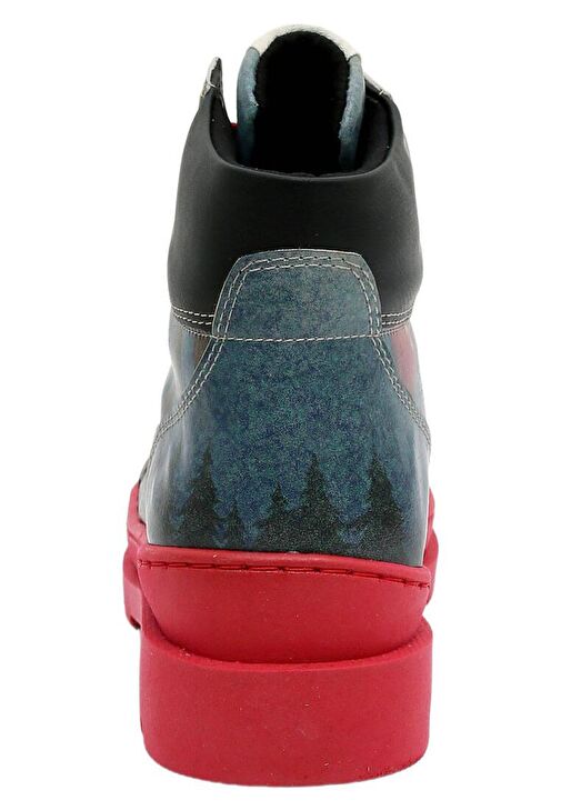 Kadın Vegan Deri Çok Renkli Bilekte Bot - Bear With a Balloon Tasarım - Görsel 7