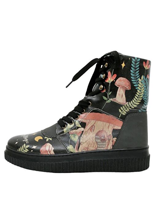 Kadın Vegan Deri Siyah Uzun Bot - Made Of Magic Tasarım - Görsel 2