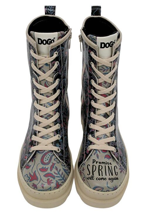 Kadın Vegan Deri Çok Renkli Uzun Bot - Promise You Tasarım - Görsel 4