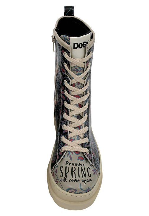 Kadın Vegan Deri Çok Renkli Uzun Bot - Promise You Tasarım - Görsel 6