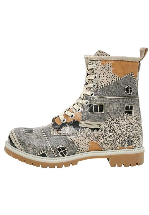 Kadın Vegan Deri Çok Renkli Uzun Bot - There You Are Tasarım - Görsel 2