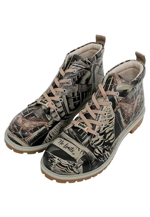 Erkek Vegan Deri Siyah Bilekte Bot - No Limits Tasarım - Görsel 4