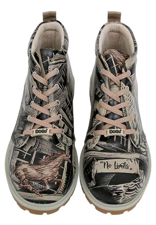 Erkek Vegan Deri Siyah Bilekte Bot - No Limits Tasarım - Görsel 6