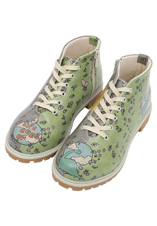 Kadın Vegan Deri Çok Renkli Bilekte Bot - Life Goes On Tasarım - Görsel 3