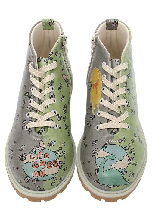 Kadın Vegan Deri Çok Renkli Bilekte Bot - Life Goes On Tasarım - Görsel 4