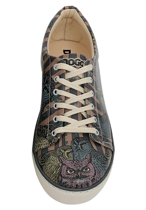 Erkek Vegan Deri Çok Renkli Günlük Sneakers - Ever Feel Like You're Being Watched Tasarım - Görsel 6