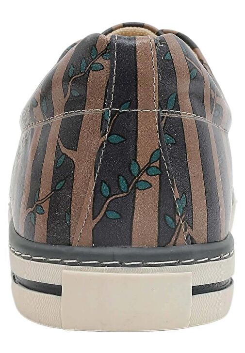 Erkek Vegan Deri Çok Renkli Günlük Sneakers - Ever Feel Like You're Being Watched Tasarım - Görsel 7