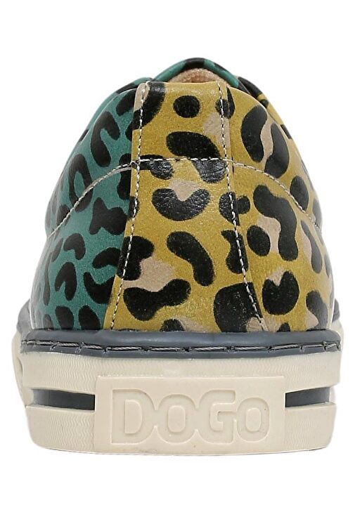 Erkek Vegan Deri Bej Sneakers - Lion King Tasarım - Görsel 9