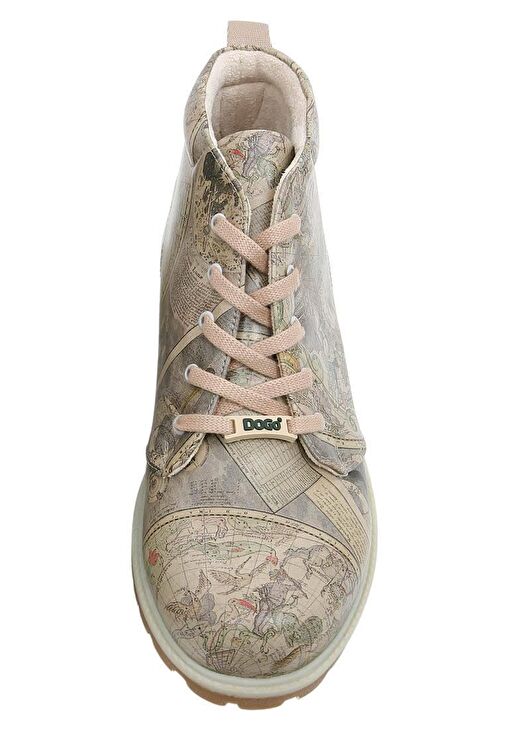 Erkek Vegan Deri Bej Bilekte Bot - Astronomy Map Tasarım - Görsel 5