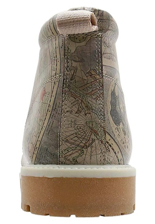 Erkek Vegan Deri Bej Bilekte Bot - Astronomy Map Tasarım - Görsel 6