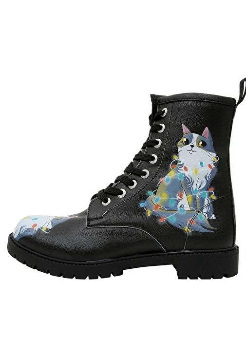 Kadın Vegan Deri Siyah Uzun Bot - Celebrate the Day Tasarım - Görsel 2