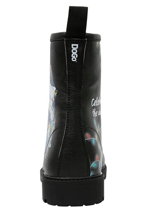 Kadın Vegan Deri Siyah Uzun Bot - Celebrate the Day Tasarım - Görsel 8