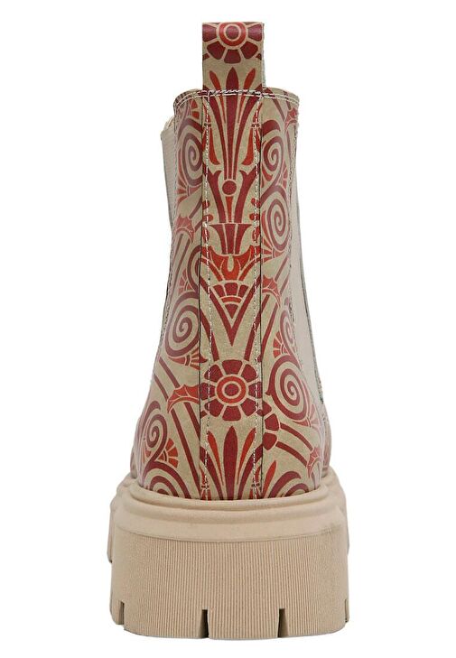 Kadın Vegan Deri Çok Renkli Bilekte Bot - Majestic Gold Tasarım - Görsel 7