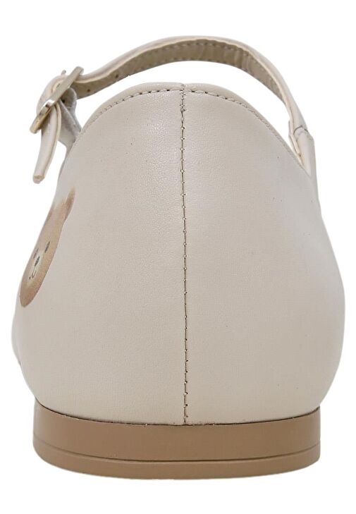 Kadın Vegan Deri Bej Babet - Teddy Tasarım - Görsel 7