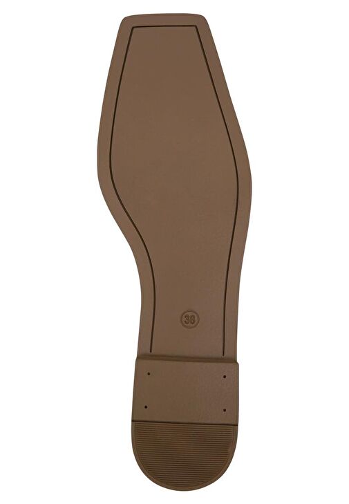 Kadın Vegan Deri Lila Babet - Brush Dots White Tasarım - Görsel 8