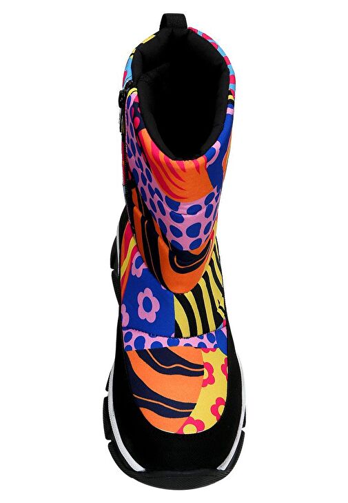 Kadın Vegan Çok Renkli Kar Botu - Color Blast Tasarım - Görsel 6