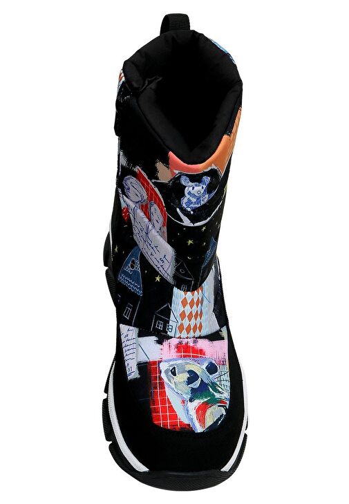 Kadın Vegan Çok Renkli Kar Botu - The Nice Mice Tasarım - Görsel 6