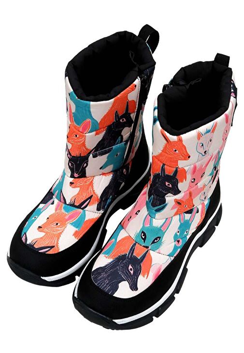 Kadın Vegan Çok Renkli Kar Botu - Sharpened Mind Tasarım - Görsel 2