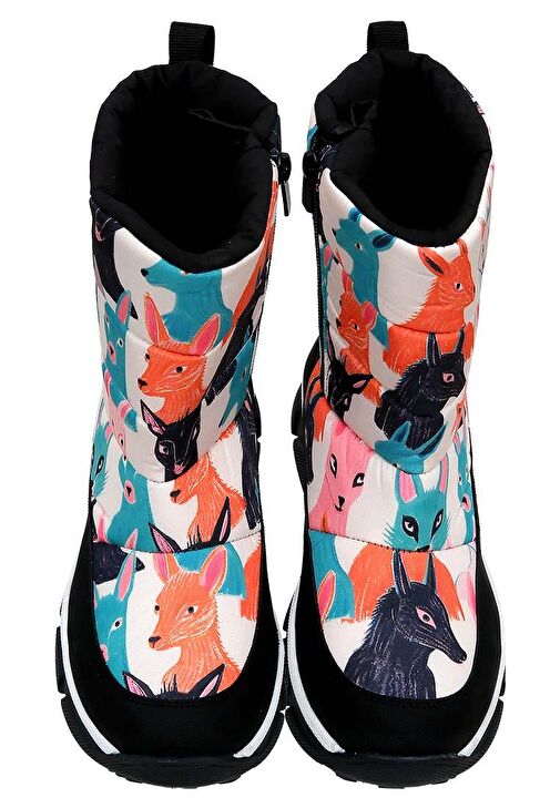 Kadın Vegan Çok Renkli Kar Botu - Sharpened Mind Tasarım - Görsel 3
