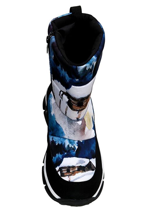 Kadın Vegan Çok Renkli Kar Botu - Snow and Ink Tasarım - Görsel 6