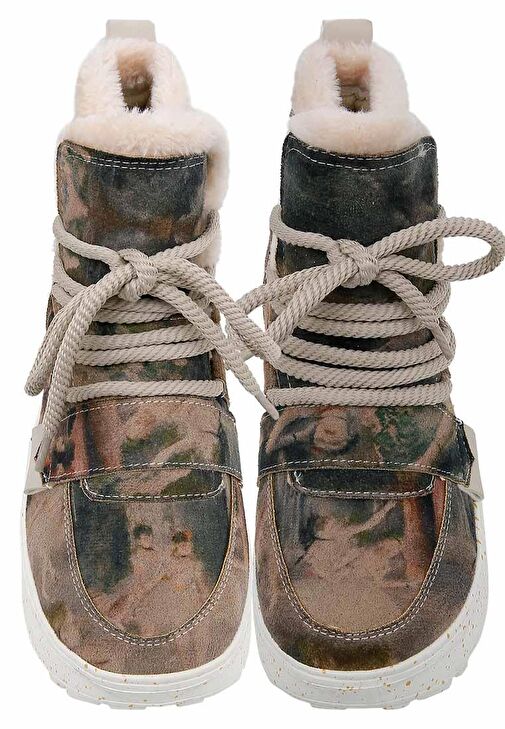 Kadın Vegan Deri Çok Renkli Bot - Ballerinas Tasarım - Görsel 3