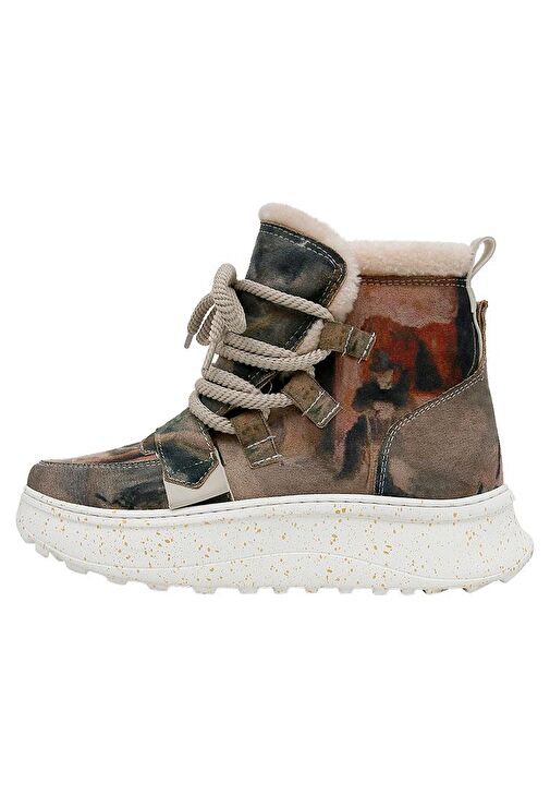 Kadın Vegan Deri Çok Renkli Bot - Ballerinas Tasarım - Görsel 4