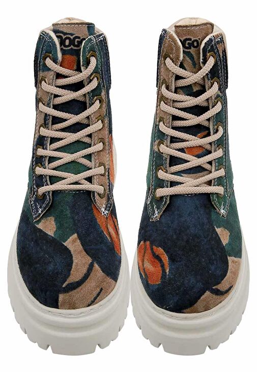 Kadın Vegan Deri Çok Renkli Bot - Petals Tasarım - Görsel 3