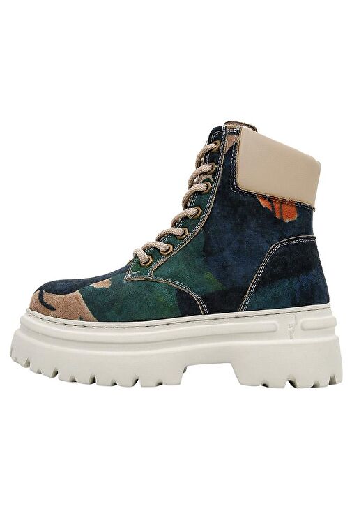 Kadın Vegan Deri Çok Renkli Bot - Petals Tasarım - Görsel 4