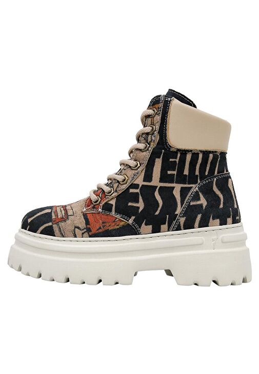 Kadın Vegan Deri Siyah Bot - Supper Tasarım - Görsel 4