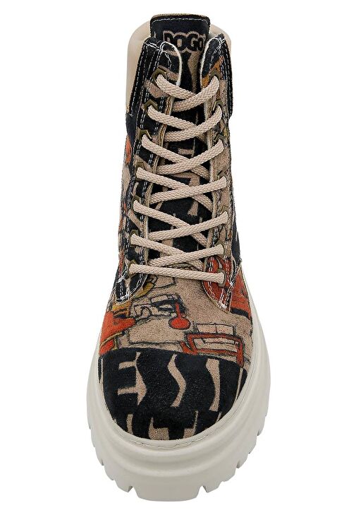 Kadın Vegan Deri Siyah Bot - Supper Tasarım - Görsel 6