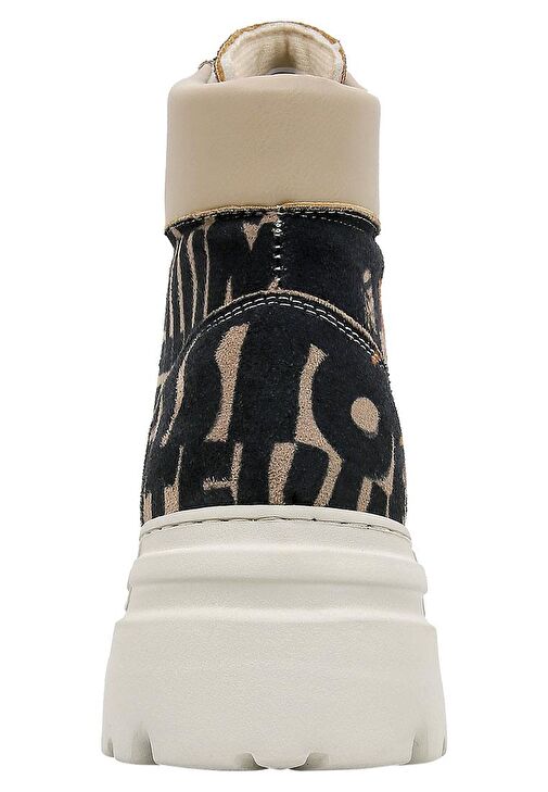 Kadın Vegan Deri Siyah Bot - Supper Tasarım - Görsel 7