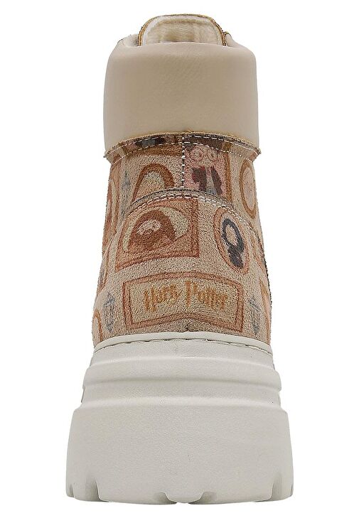 Kadın Vegan Deri Bej Bot - Frames-of-Hogwarts Tasarım - Görsel 7