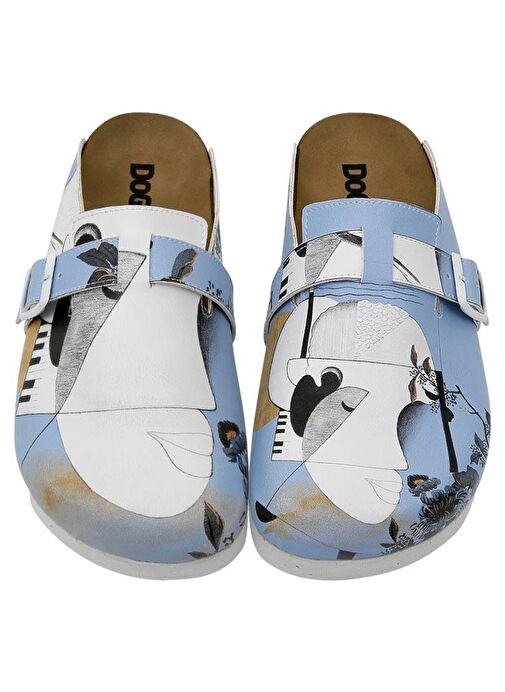 Kadın Vegan Deri Çok Renkli Terlik - Deep Thought with The Deep Tasarım - Görsel 3