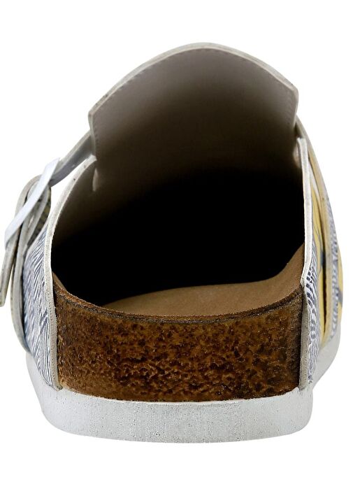 Kadın Vegan Deri Çok Renkli Terlik - Florasancat Tasarım - Görsel 7