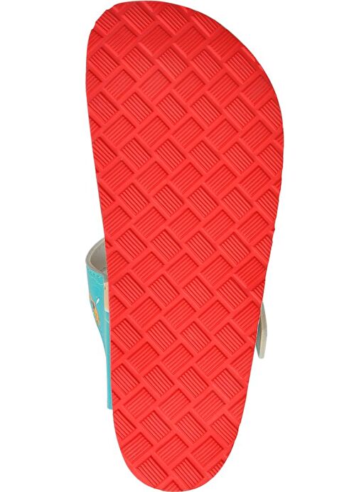 Kadın Vegan Deri Çok Renkli Parmak Arası Terlik - Red Fish Blue Fish Tasarım - Görsel 7