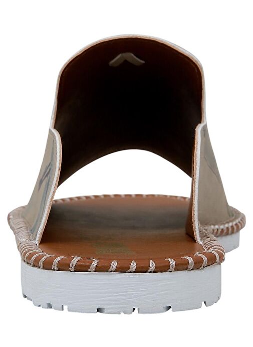 Kadın Vegan Deri Çok Renkli Terlik - Paperflowers Tasarım - Görsel 7