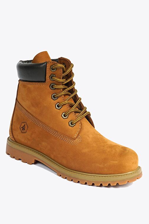 Hammer Jack Hakiki Deri Tarçın Nubuk Unisex Bot - Görsel 3