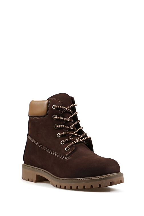 Hammer Jack Hakiki Deri Kahve Nubuk Erkek Bot - Görsel 4